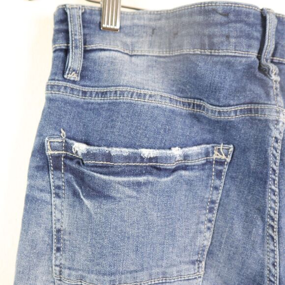 Jordan Craig Mens 32 X 34 Ross Skinny Jeans Distressed Blue - Picture 8 of 11